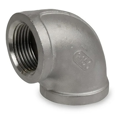 1/8 in. NPT Threaded - 90 Degree Elbow - 150# Cast 316 Stainless Steel Pipe Fitting