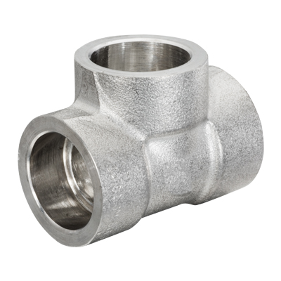 1 in. Socket Weld Tee 316/316L 3000LB Forged Stainless Steel Pipe Fitting