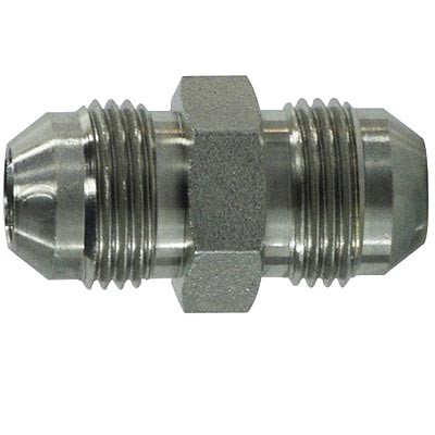 9/16-18 JIC Tube Union Steel Hydraulic Adapter