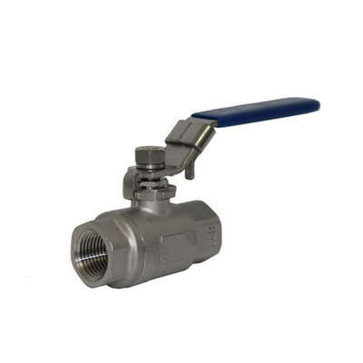 4 in. NPT Threaded - 1000 PSI 2-Piece Full Port/Bore 316 Stainless Steel Ball Valve