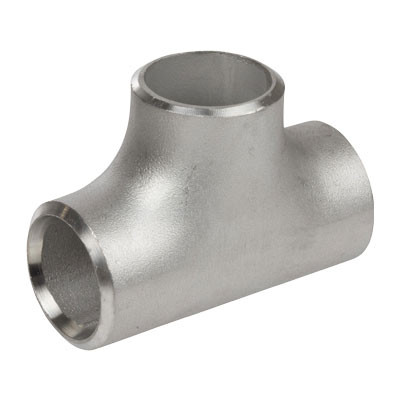 3 in. Straight Tee - SCH 40 - 316/316L Stainless Steel Butt Weld Pipe Fitting