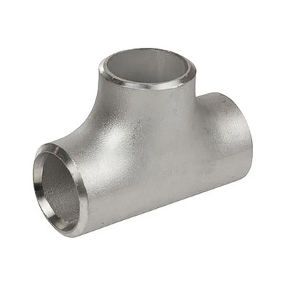 2-1/2 in. NPS - Straight Tee - Schedule 40 Welded - A/SA403 304/304L Stainless Steel Butt Weld Pipe Fitting - B16.9