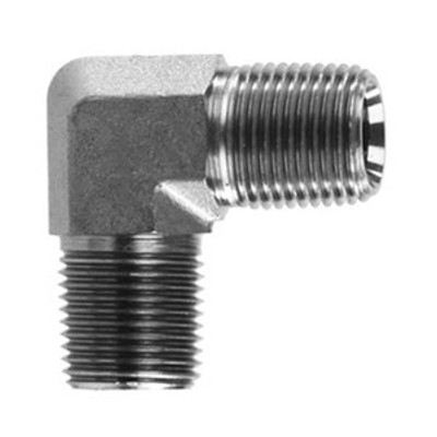 Stainless Steel Male Thread Elbow Hose Fitting - 90 Degree Hydraulic Hose  Barb