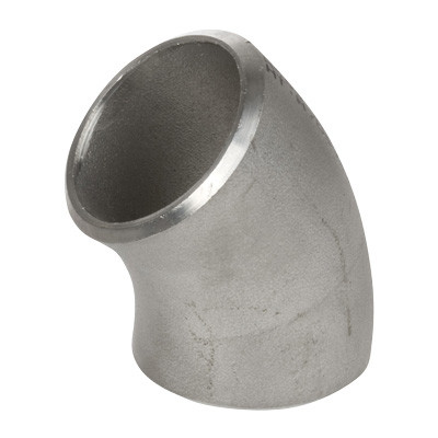 3 in. 45 Degree Elbow - SCH 80 - 304/304L Stainless Steel Butt Weld Pipe Fitting