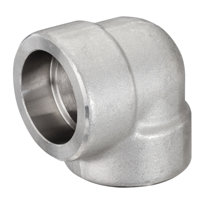 2-1/2 in. Socket Weld 90 Degree Elbow 316/316L 3000LB Forged Stainless Steel Pipe Fitting