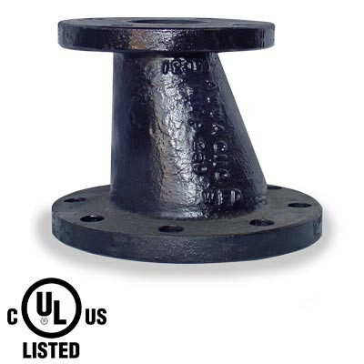 16 in. x 12 in. Eccentric Reducer - 150 LB Ductile Iron Flanged Pipe Fitting