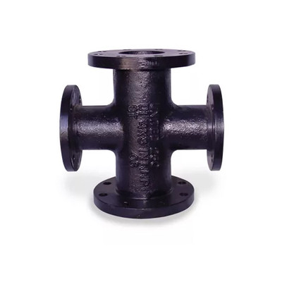 20 in. x 10 in. Reducing Cross - 150 LB Ductile Iron Flanged Pipe Fitting