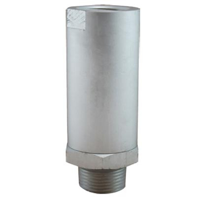 3/4 in. Repairable Air/Oil Inline Filter, Anodized Aluminum Body, Max Operating Pressure: 300 PSI, Lightweight