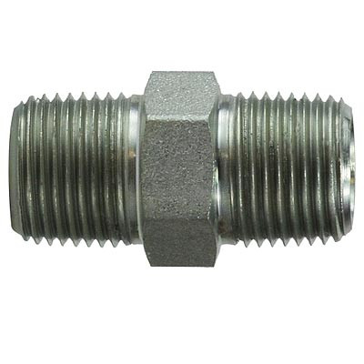 1 in. x 1 in. Hex Nipple Steel Pipe Fitting