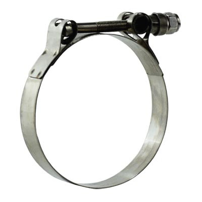 2-21/32 in. to 2-15/16 in. OD Range T-Bolt Hose Clamp, Stainless Steel Band, Bolt and Nut