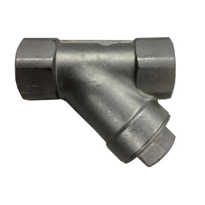 3/8 in. Female Pipe Threaded (FPT) 800 PSI CF8M Stainless Steel Y-Spring Check Valve