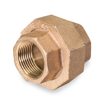 3 in. Threaded NPT Union, 125 PSI, Lead Free Brass Pipe Fitting