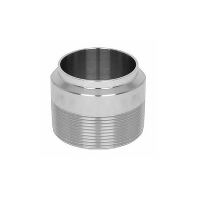 1 in. Tube OD - Unpolished Male NPT x Weld End Adapter (19WB-UNPOL) 304 Stainless Steel Tube OD Fitting