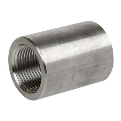 3/8 in. Threaded NPT Full Coupling 316/316L 3000LB Stainless Steel Pipe Fitting