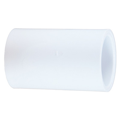 1-1/4 in. PVC Slip Coupling, PVC Schedule 40 Pipe Fitting, NSF 61 Certified