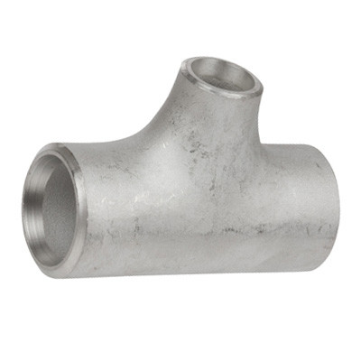 8 in. x 4 in. Reducing Tee - Schedule 40 Welded - 304/304L Stainless Steel Butt Weld Pipe Fitting