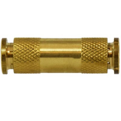 5/32 in. Tube OD, Push-In Union Connector, Brass Push to Connect Fittings