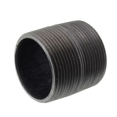 3 in. NPT x Long - 2-5/8 in. CLOSE (Fully Threaded) - Threaded Both Ends (TBE) - Schedule 80 - A53 Black Welded Carbon Steel Pipe Nipple
