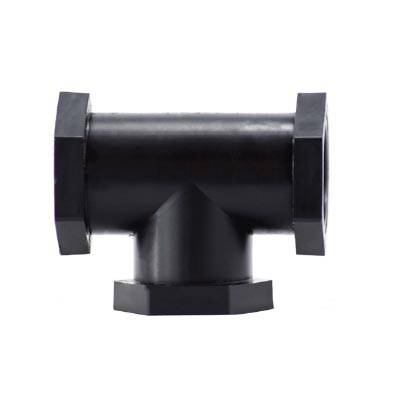 1/4 in. Tee, Polypropylene Plastic Pipe Fitting, NSF & FDA Approved