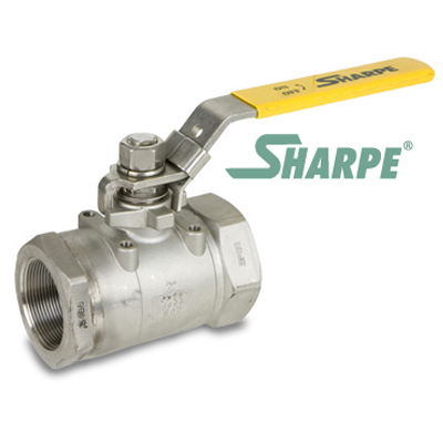 2 in. Female NPT Threaded - 6000# WOG Full Port Seal Welded 316 Stainless Steel Ball Valve - Sharpe Series 50C767