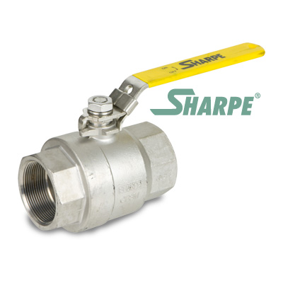 3/8 in. Female NPT Threaded - 2000# WOG Full Port Seal Welded - 316 Stainless Steel Ball Valve - Sharpe Series 50B76