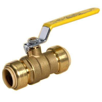 3/4 in. Valve QuickBite (TM) Push-to-Connect/Press On Tube Fitting, Lead Free Brass (Disconnect Tool Included)