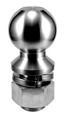2-5/16" Ball Diameter x 1" Shank Diameter x 1-3/4" Shank Length, Stainless Steel Hitch Ball Made in USA