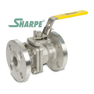 3/4 in. 316 Stainless Steel Ball Valve 150# Flanged Full Port ISO Mounting Pad Sharpe Series 50116