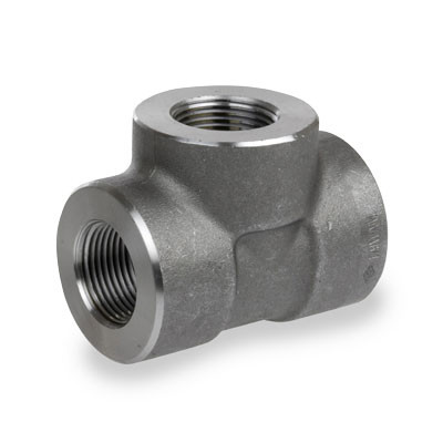 3/4 in. NPT Threaded - Tee - 3000# Forged Carbon Steel Pipe Fitting