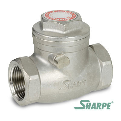 3/8 in. 316 Stainless Steel 200 WOG Threaded Swing Check Valve - Series SV20276