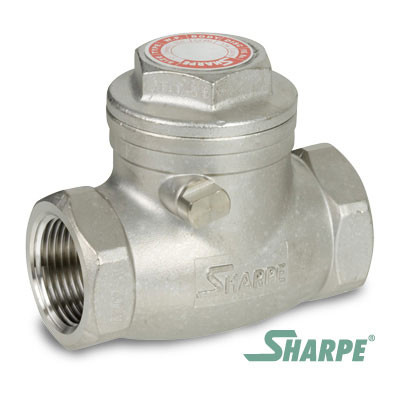 1 in. 316 Stainless Steel 200 WOG Threaded Swing Check Valve - Series SV20276