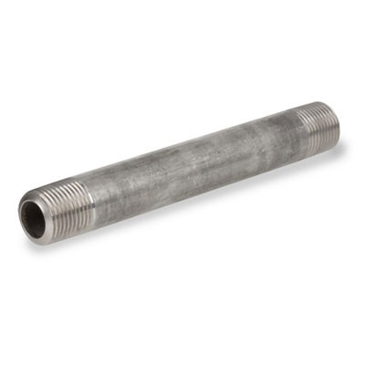 2 in. x 3-1/2 in. NPT Threaded - Schedule 80 Welded Carbon Steel Galvanized Pipe Nipple