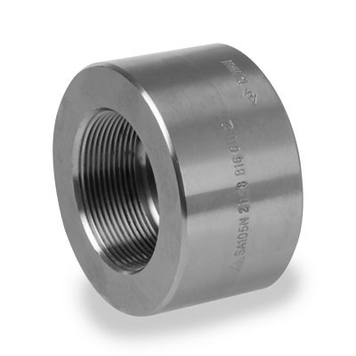 2 in. NPT Threaded - Half Coupling - 3000# Forged Carbon Steel Pipe Fitting