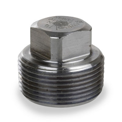 1-1/4 in. NPT Threaded - Square Head Plug - 3000# Forged Carbon Steel Pipe Fitting