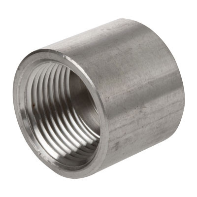 1-1/2 in. NPT Threaded - Cap - 1000# Barstock 304 Stainless Steel Pipe Fitting