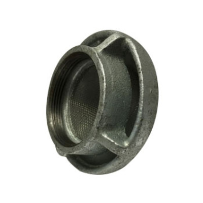 4 in. Mushroom Vent Cap - Cast Iron Galvanized Threaded - Pipe Fitting (2-3 Week Lead Time)