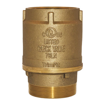 2-1/2 in. MNPT x GRV Sprinkler System Check Valve - cULus/FM