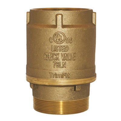 2 in. GRV x GRV Sprinkler System Check Valve -  cULus/FM