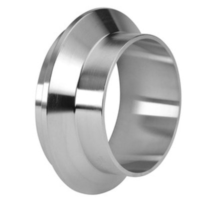 3 in. Male I-Line Short Weld Ferrule  (14WI) 304 Stainless Steel Sanitary I-Line Fittings (3-A) View 1