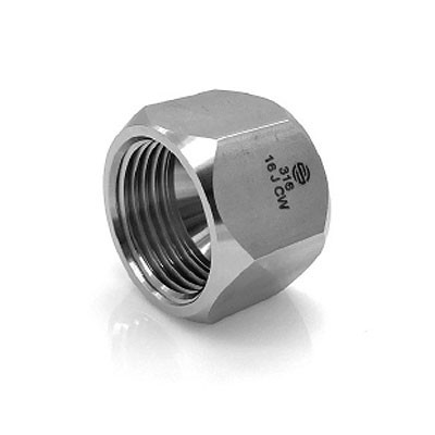 3/8 in. Tube Cap 316 Stainless Steel Hydraulic JIC 37 Degree Tube Fitting Adapter