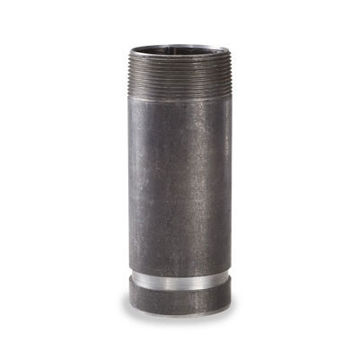 2" x 6" Threaded x Grooved Adapter Nipple, Schedule 40 Seamless Carbon Steel