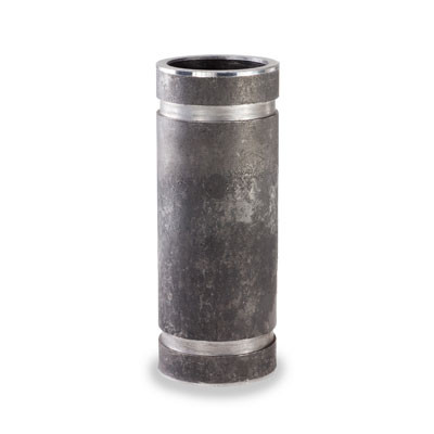 2-1/2 in. x 4 in. Threaded x Grooved - Schedule 40 Seamless Carbon Steel Adapter Nipple - COOPLET?