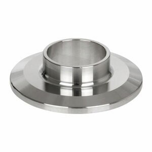 10 in. Tube OD - Short Weld Ferrule - 14WMP - 316L Stainless Steel Sanitary Fitting (3A)
