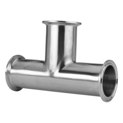 6 in. Clamp Tee - 7MP - 304 Stainless Steel Sanitary Fitting (3-A)