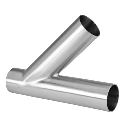 6 in. Tube OD - Polished Weld Lateral - 28WA - 316L Stainless Steel Sanitary Butt Weld Fitting (3-A) (0.109" Wall Thickness)