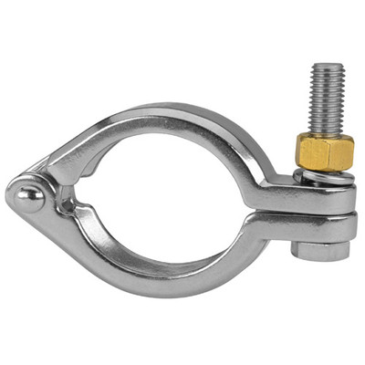 1 in. & 1-1/2 in. Bolted I-Line Clamp - 13I - 304 Stainless Steel Clamp