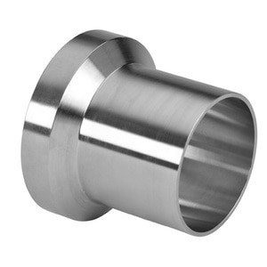 4 in. Tube OD - Female I-Line Long Weld Ferrule (15WLI) 304 Stainless Steel Sanitary I-Line Fittings (3-A)