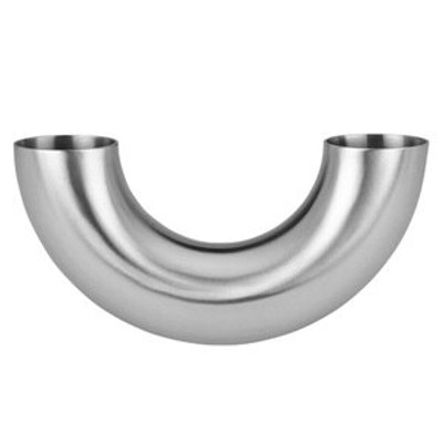 4 in. Polished Weld 180° Return Bend (2WU) 316L Stainless Steel Sanitary Butt Weld Fitting (3-A)