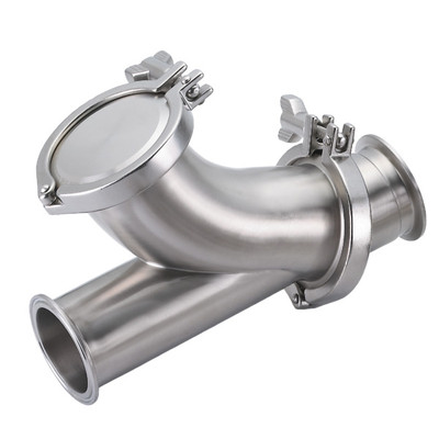 3 in. Clamp End - Y-Ball Check Valve (45BY) EPDM Seat - Polished 316L Stainless Steel Sanitary Valve