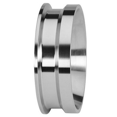 2 in. Pipe Size - Clamp x Schedule 5S Weld Adapter - 19MPV - 304 Stainless Steel Pipe Size Fitting (3-A)